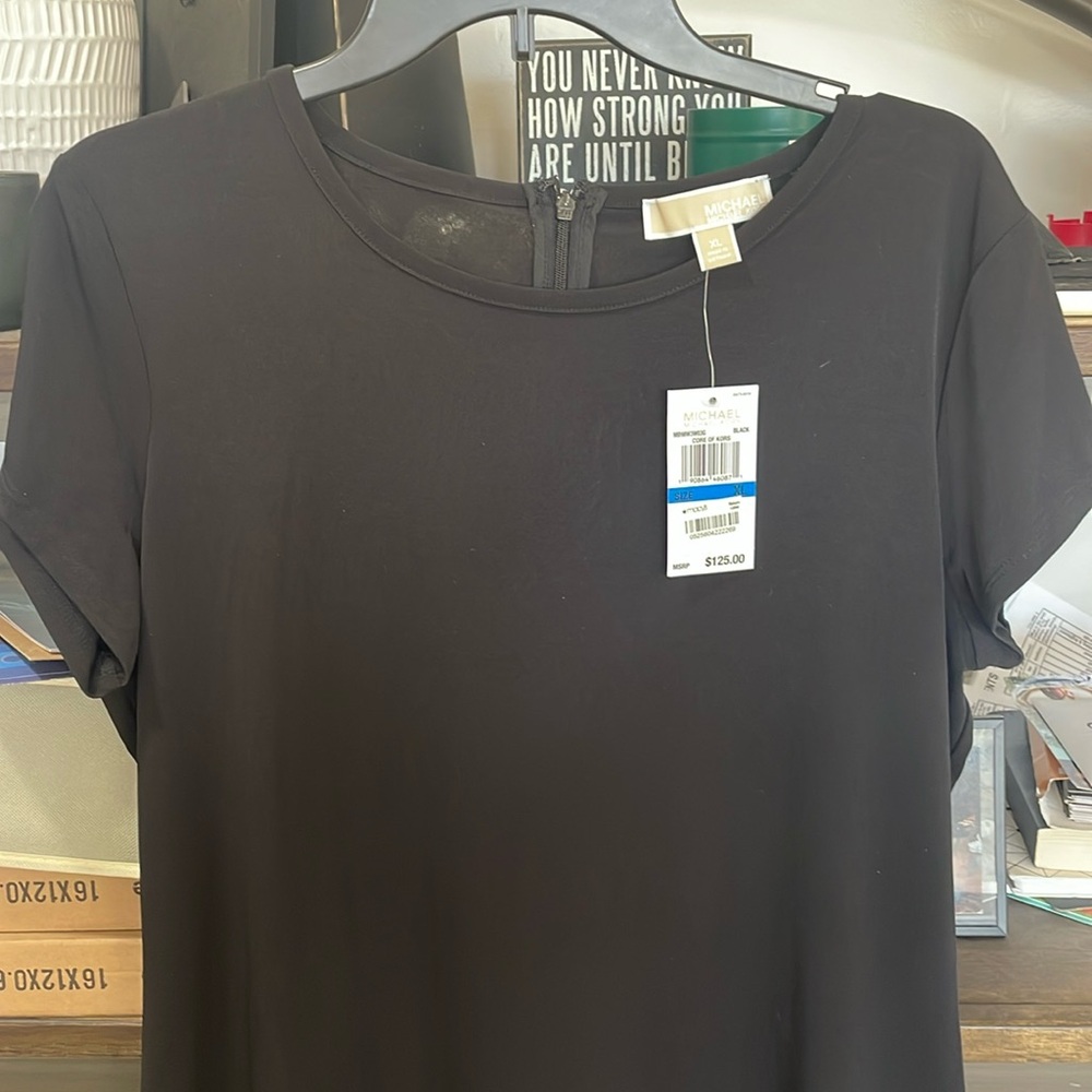 NWT- Michael Kors XL black dress